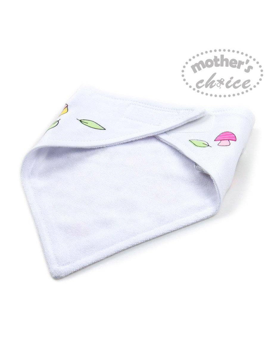 Pack of 4 - Double-Layer Drool Bandana Bibs
