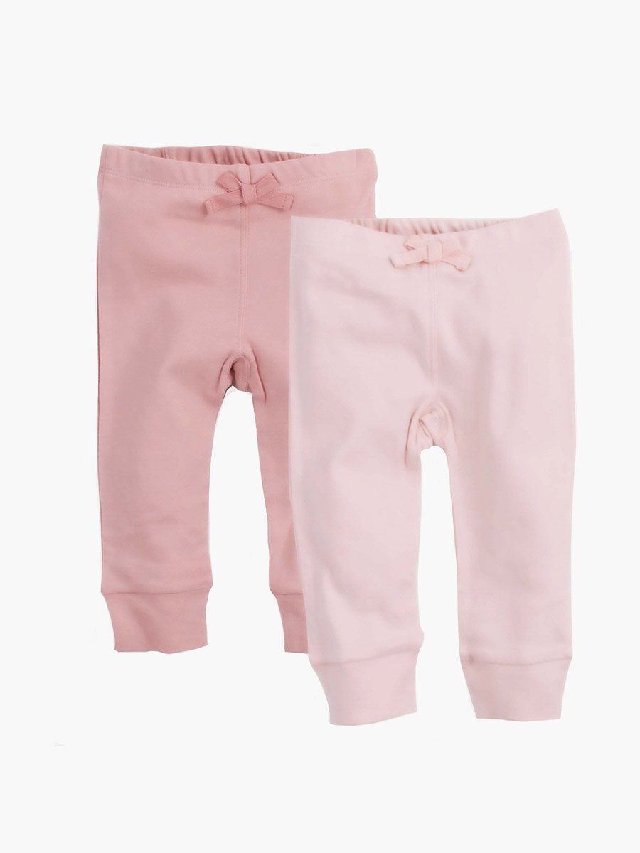 Pack of 2 - 100% Soft Cotton Stretchable Waist Pants
