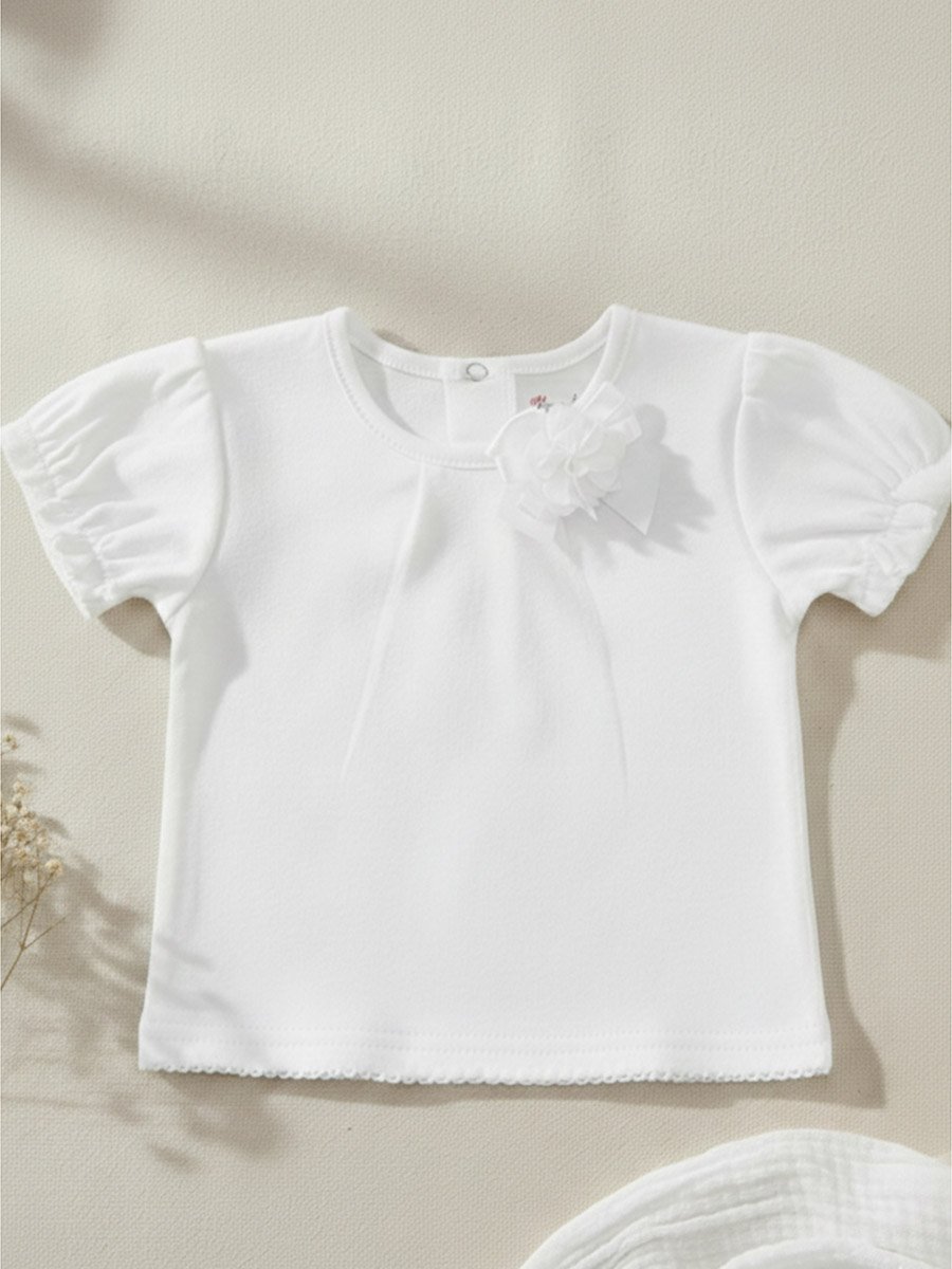 3-Piece Embellished Top, Tulle Overlay Pants and Headband Set