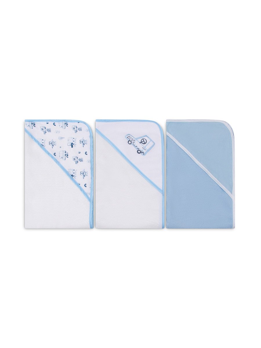 Pack of 3 - Soft Hooded Towel