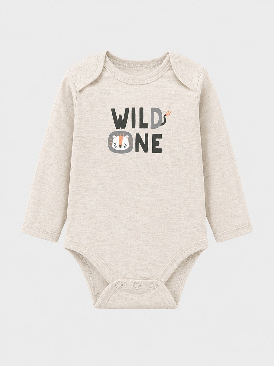 3-Piece Graphic Bodysuit, Patterned Pants and Animal Patch Vest
