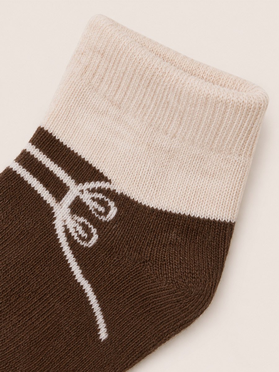 3-Piece Printed Bodysuit, Cap and Socks Set