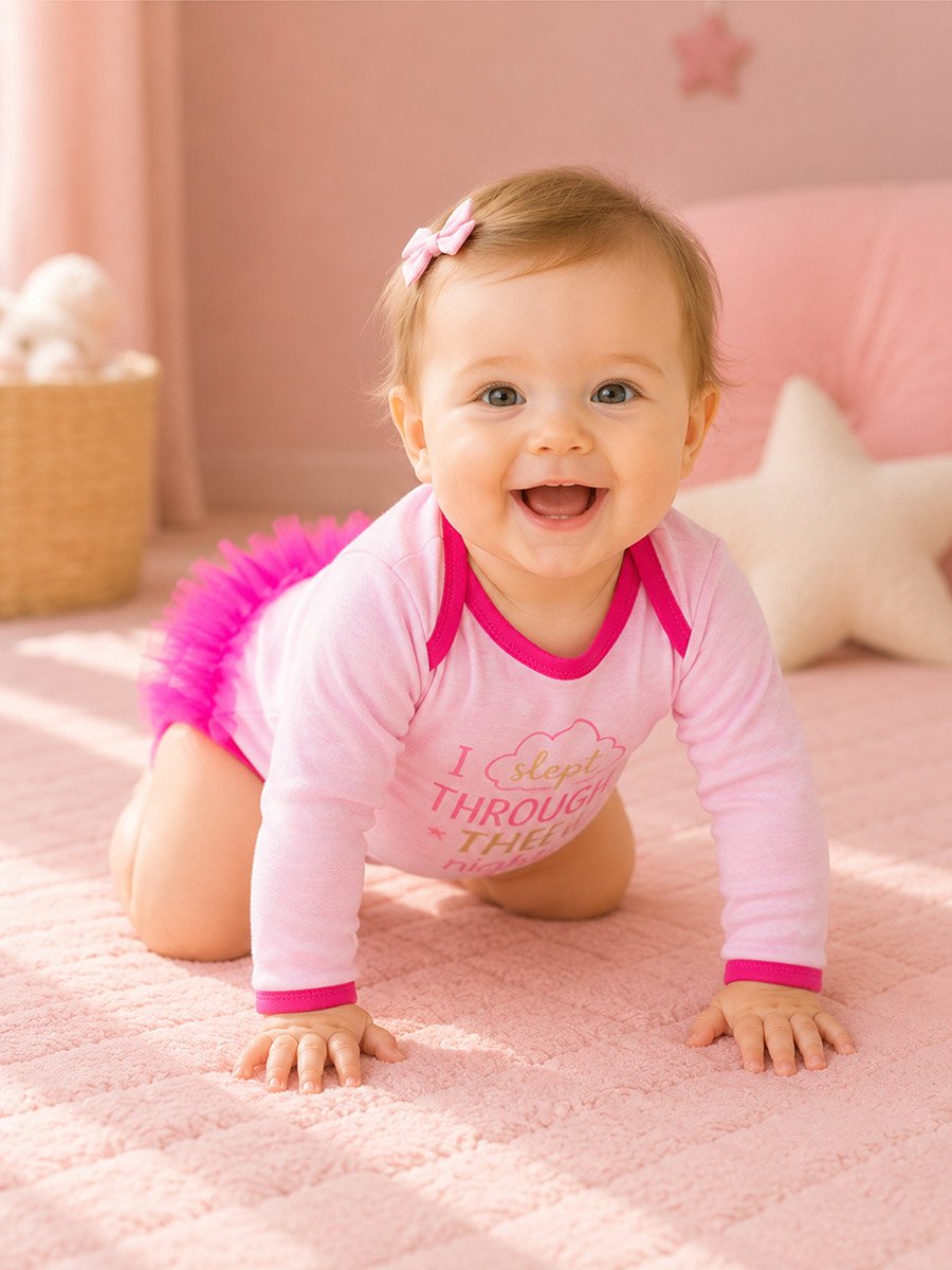Pack of 3 -Baby Tutu Bodysuit, Embellished Hat and Socks