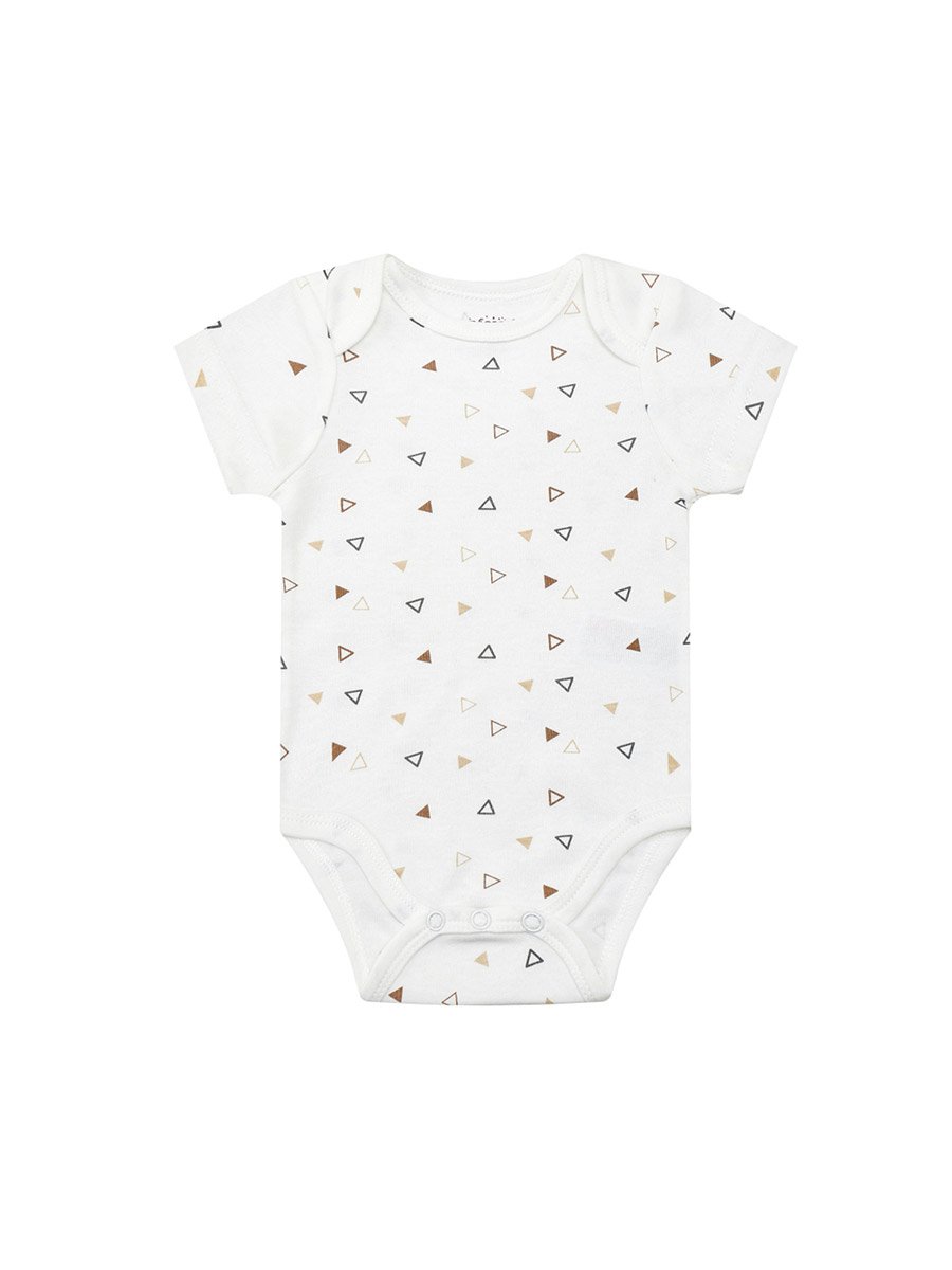 5-Piece Bear Print Onesie, Cap, Bib, Mittens and Bodysuit