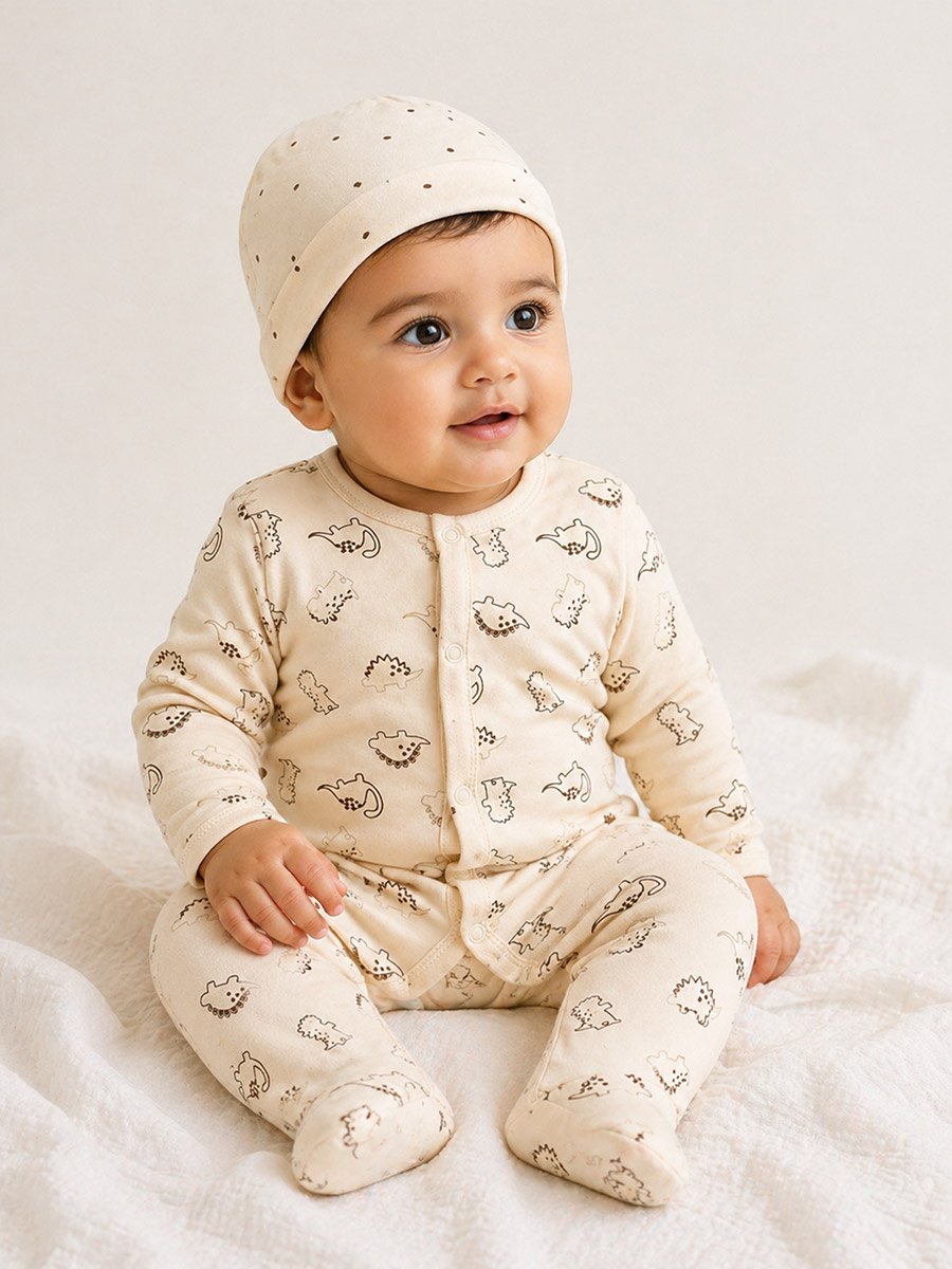 5-Piece Tiny Roar Baby Apparel Set For Kids at Saudi | Styli