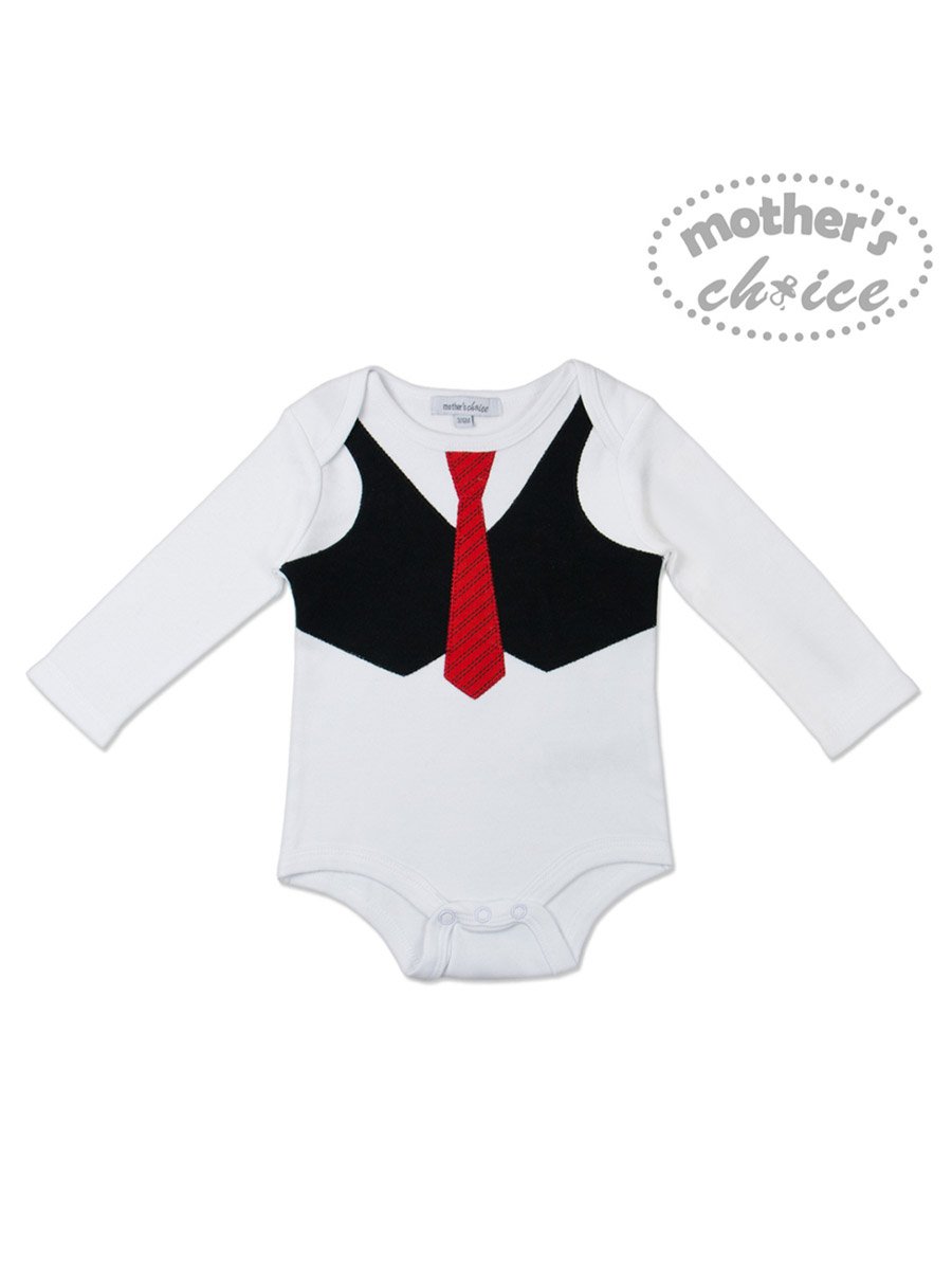 Baby Dapper Cub Outfit Bodysuit and Pants Set