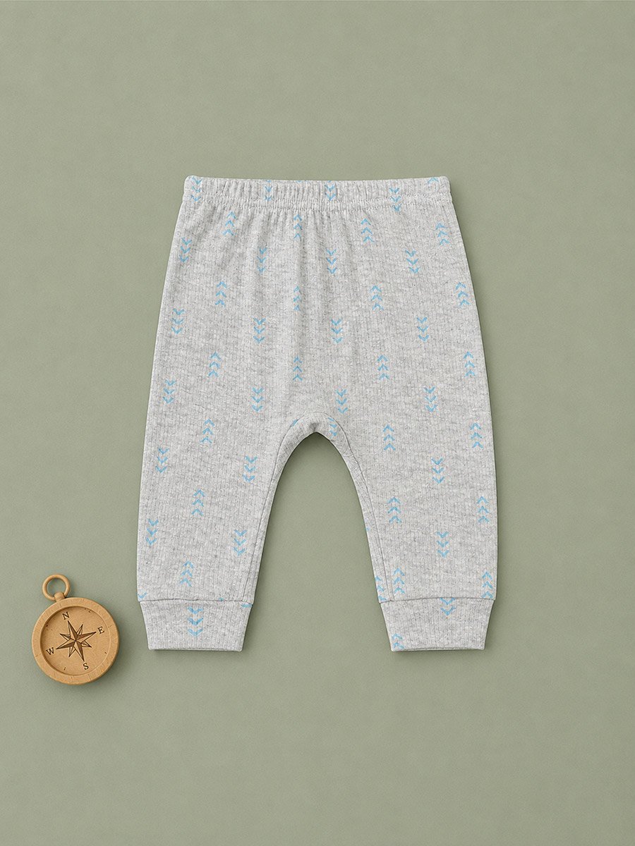 Baby Ribbed Wrap Bodysuit and Pants Set