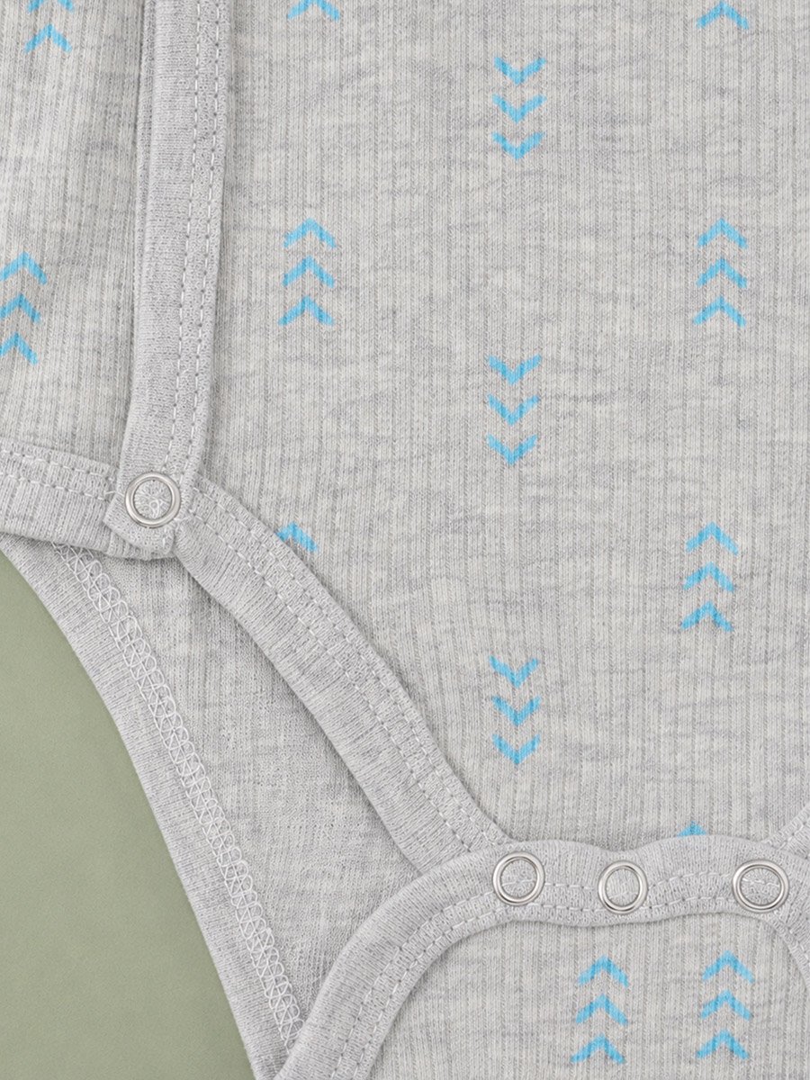 Baby Ribbed Wrap Bodysuit and Pants Set