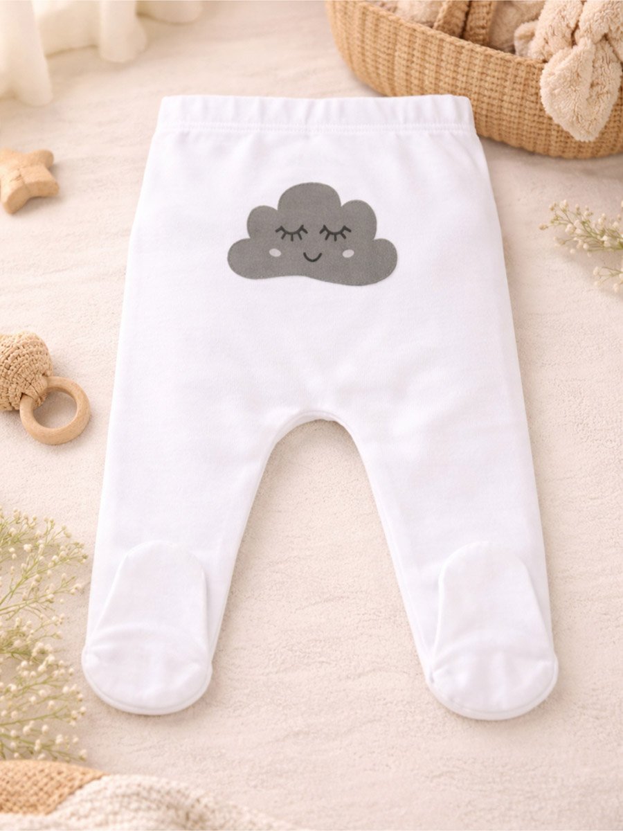 Baby Wrap Over Bodysuit and Footed Pants Set