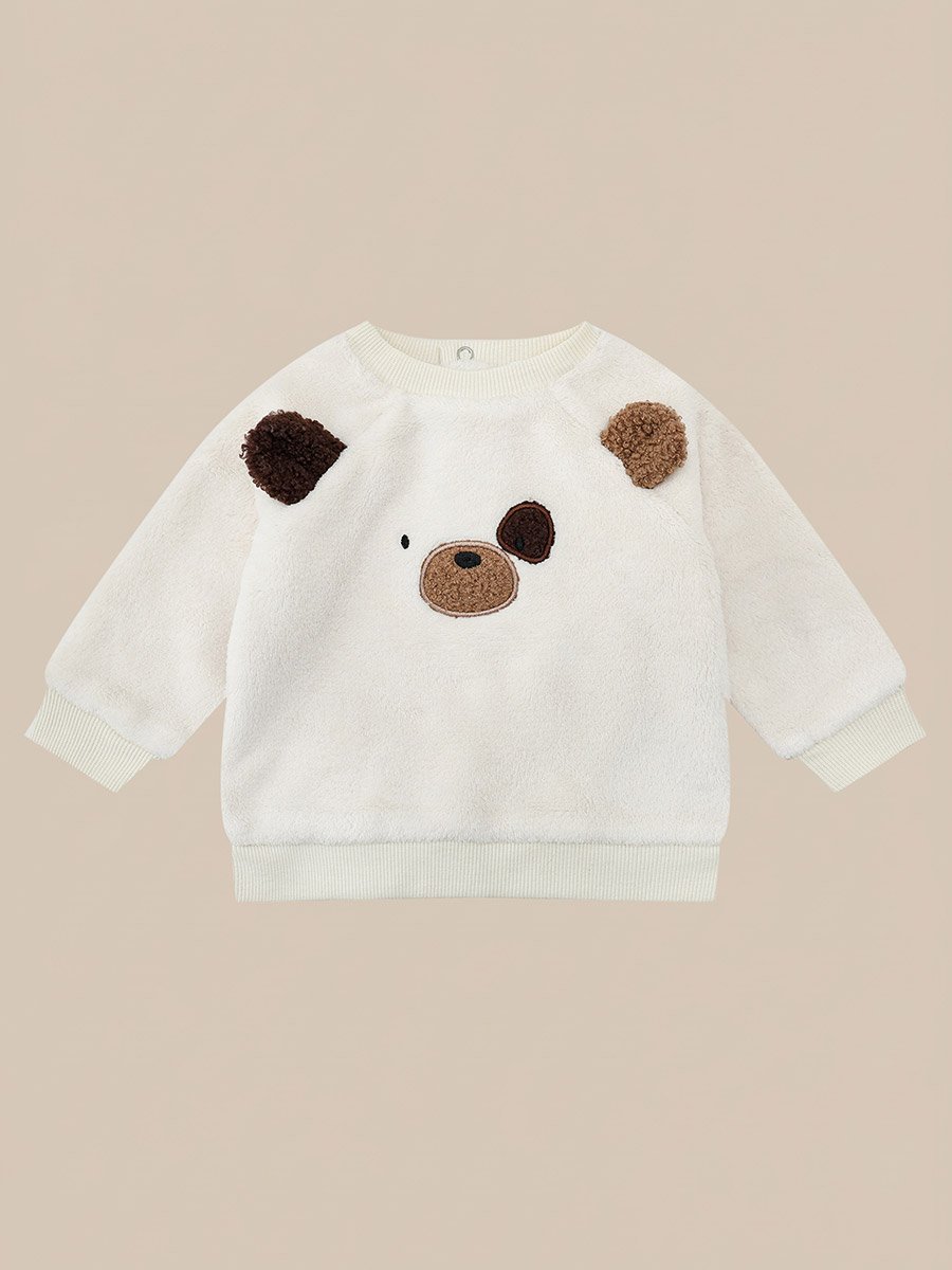 Baby Snuggle Bear Fleece Sweatshirt and Joggers Set