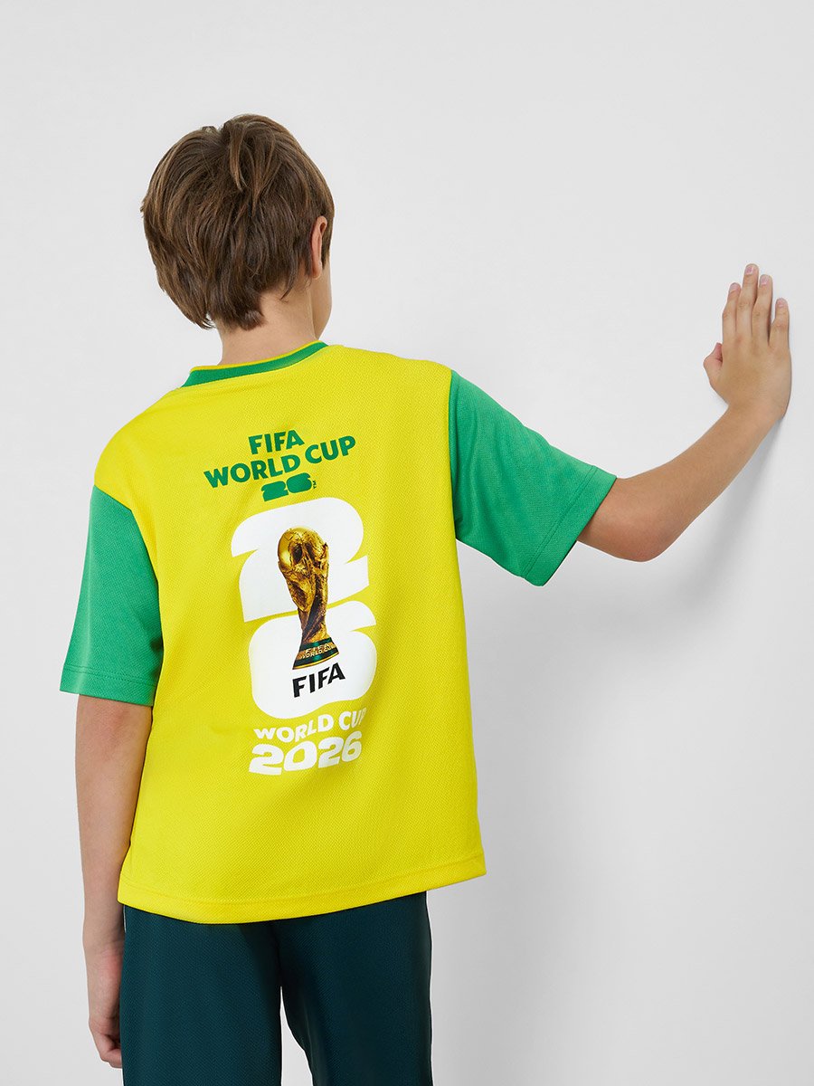 تيشيرت جيرسي منتخب البرازيل بشعار فيفا