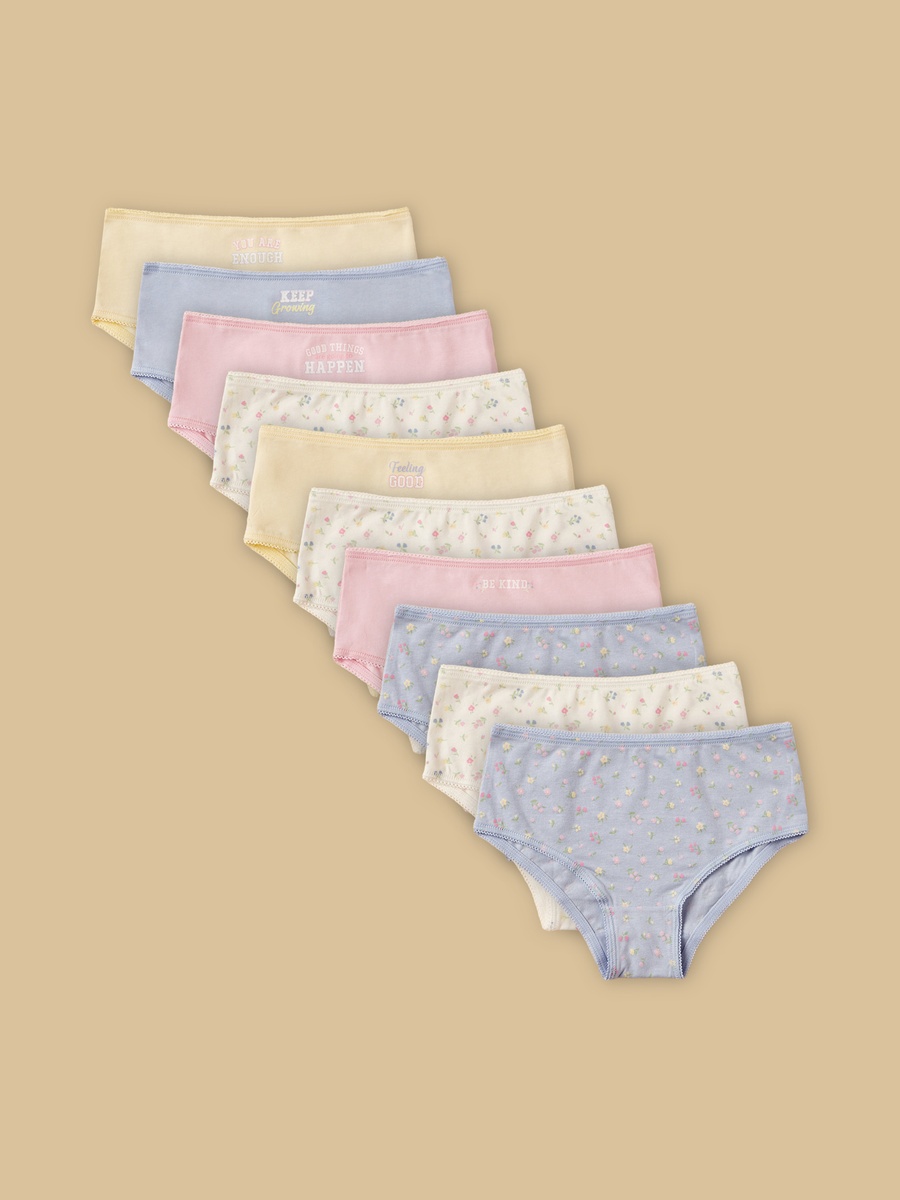 Pack of 10 - Printed Boyleg Briefs