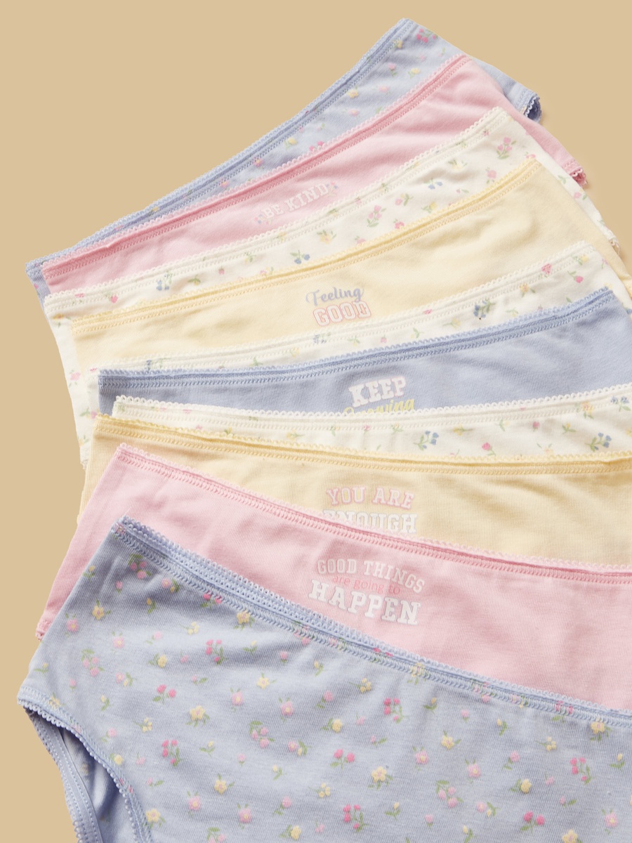 Pack of 10 - Printed Boyleg Briefs
