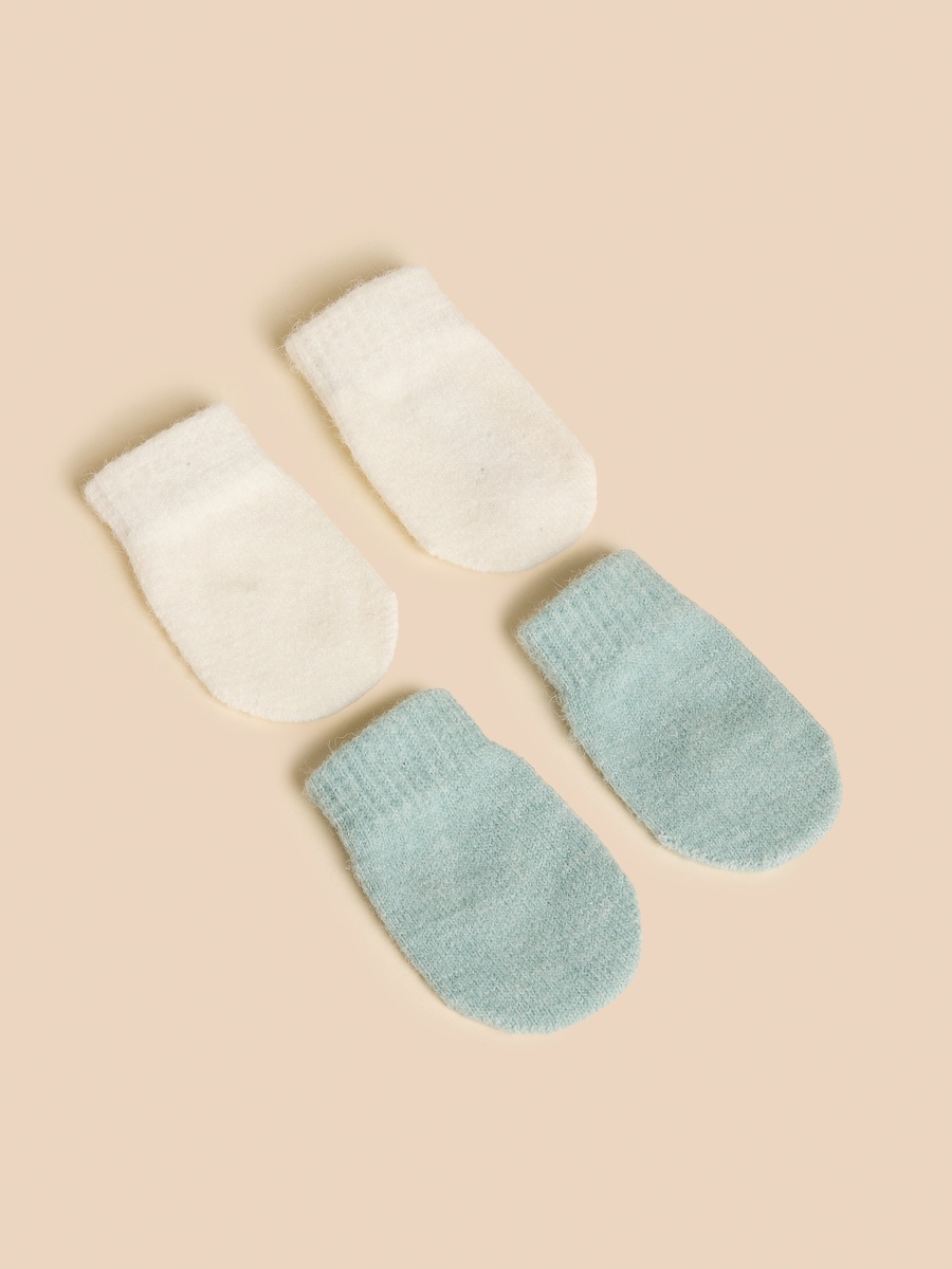 Textured 4-Piece Beanie and Mitten Set