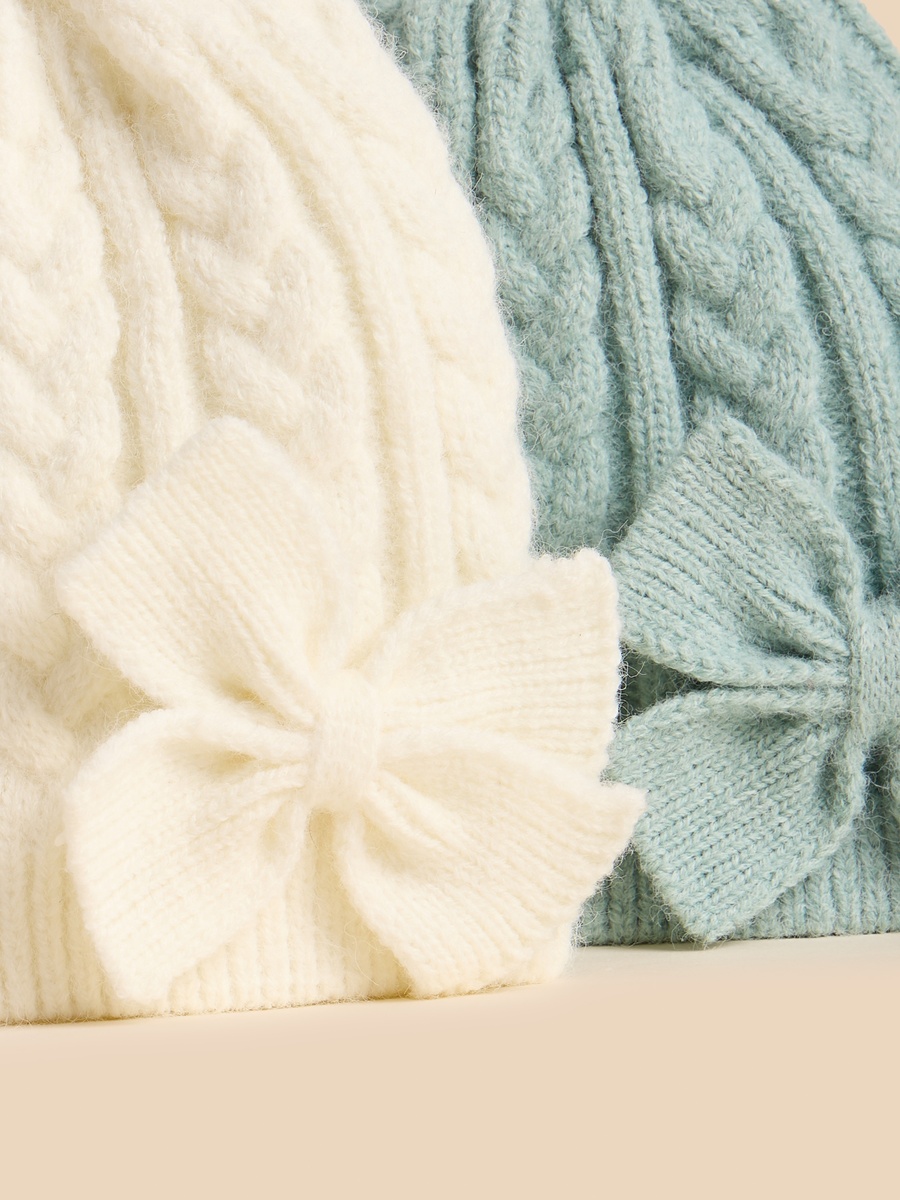 Textured 4-Piece Beanie and Mitten Set