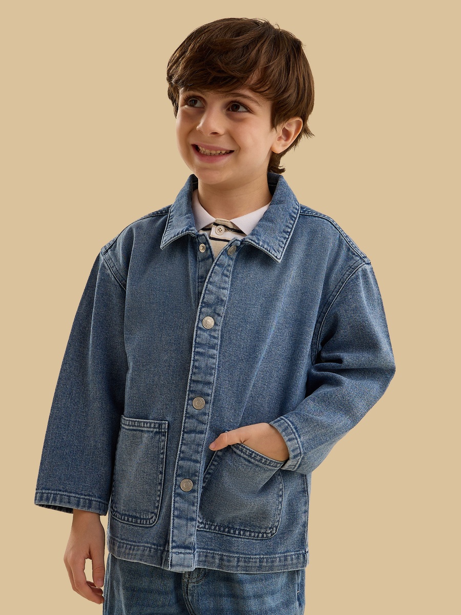 Utility Denim Shacket