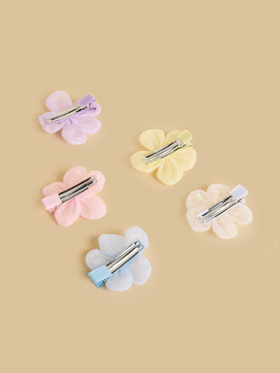 Pack of 5 -  Floral Hair Clip