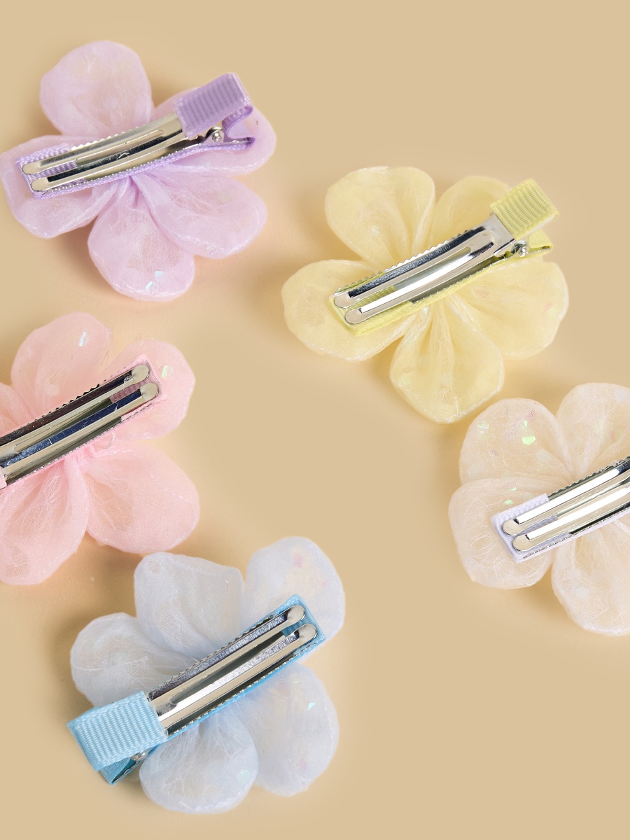 Pack of 5 -  Floral Hair Clip