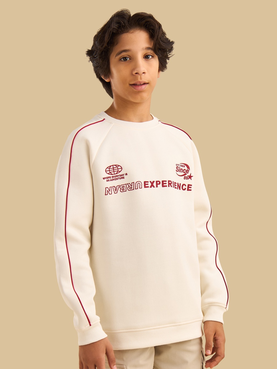 Piping Detail Sweatshirt