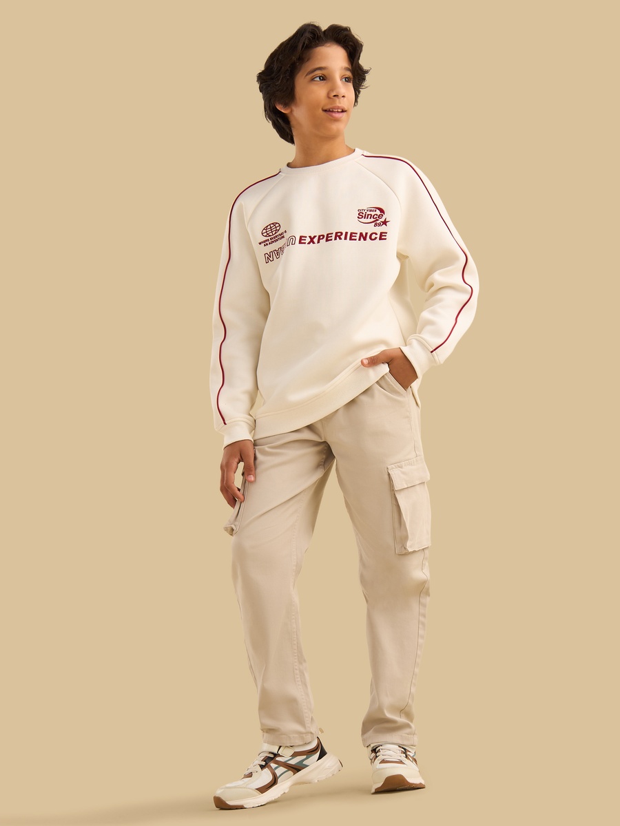 Piping Detail Sweatshirt