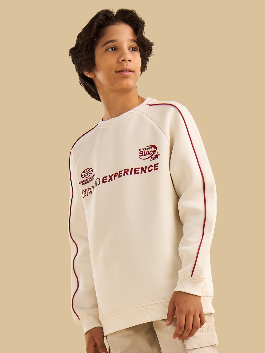 Piping Detail Sweatshirt