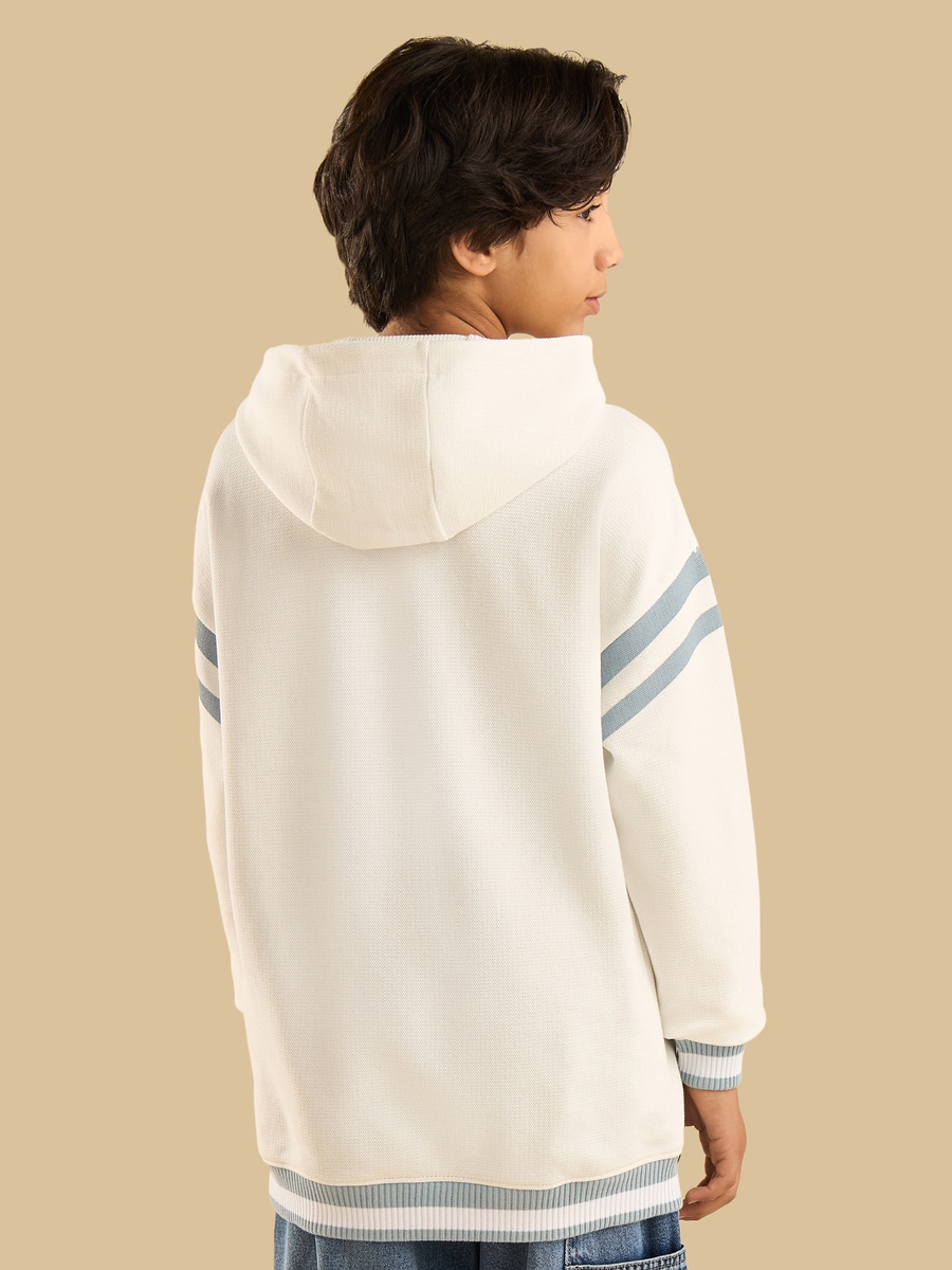 Embroidered Hooded Sweatshirt