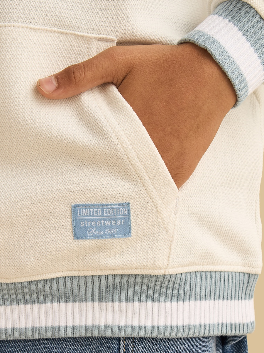 Embroidered Hooded Sweatshirt