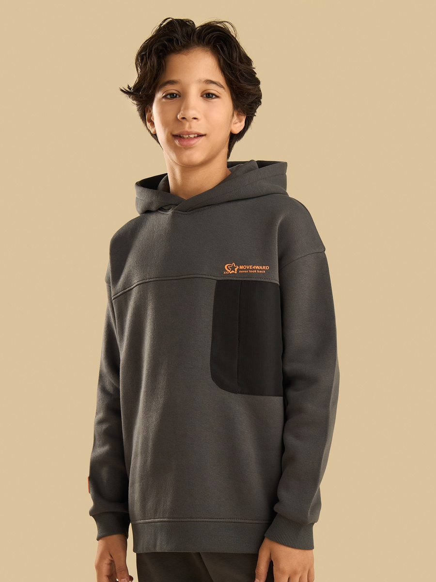 Printed Hooded Sweatshirt