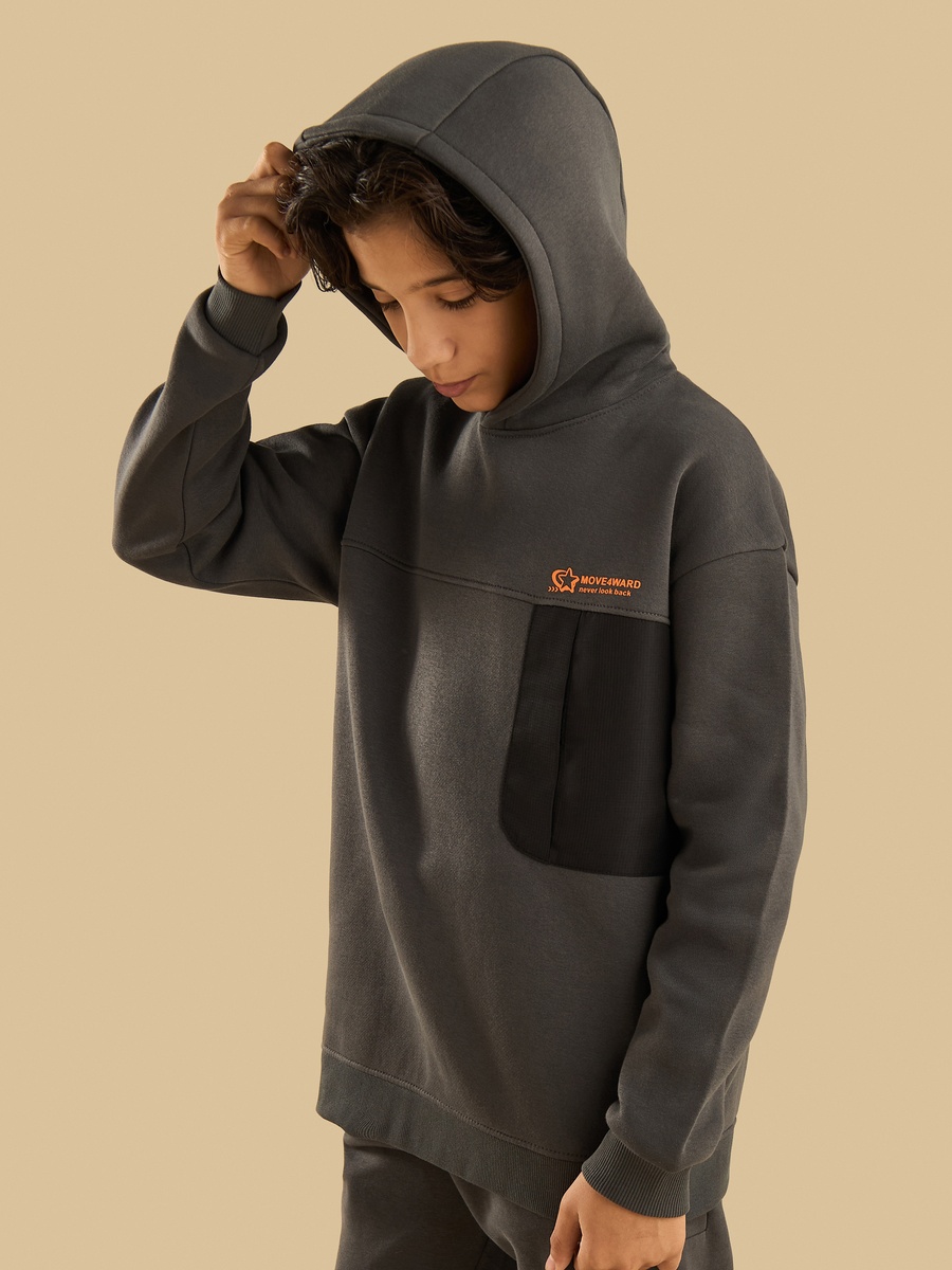 Printed Hooded Sweatshirt
