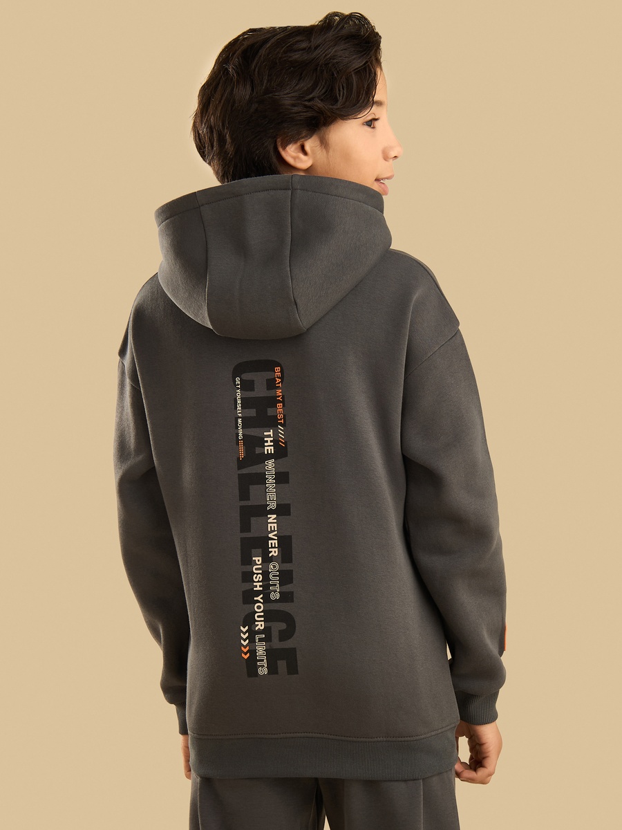 Printed Hooded Sweatshirt