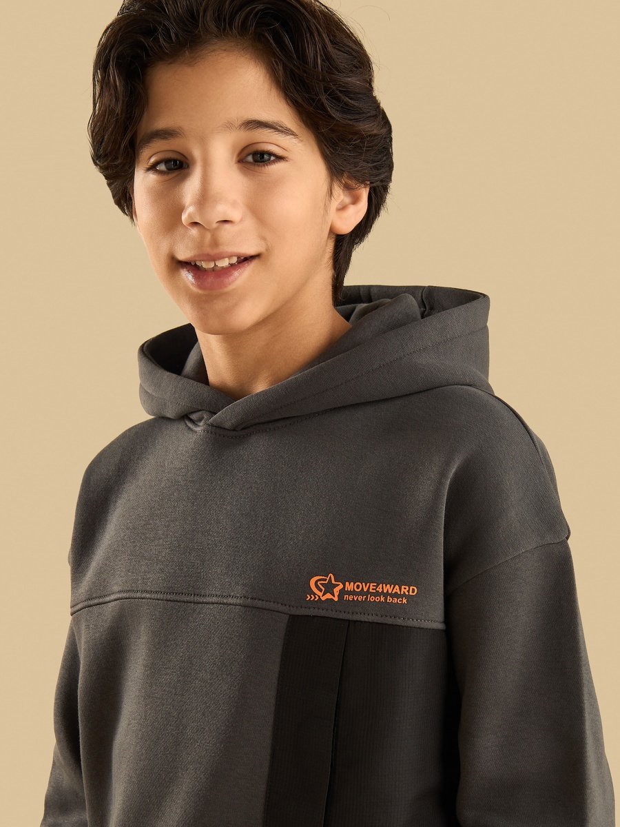 Printed Hooded Sweatshirt