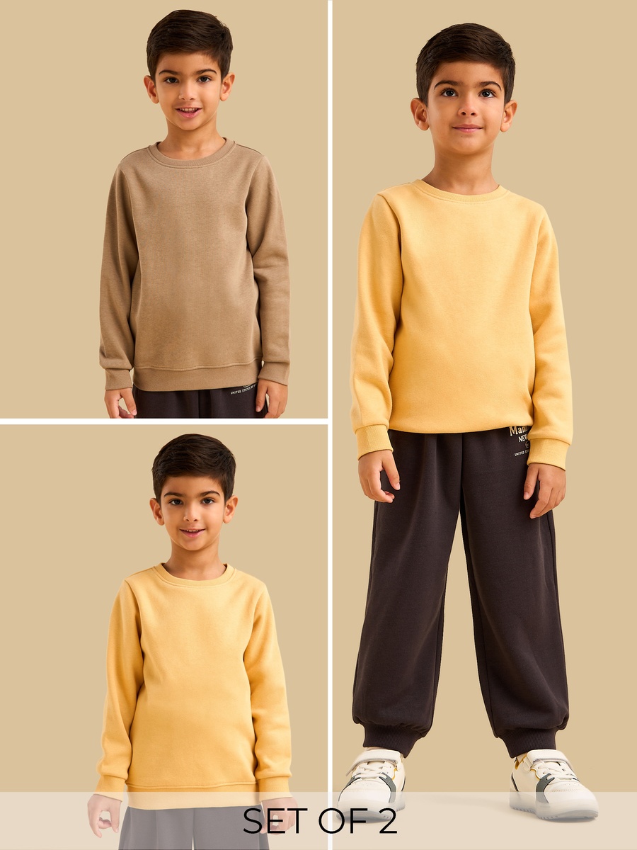 Pack of 2 - Plain Sweatshirt