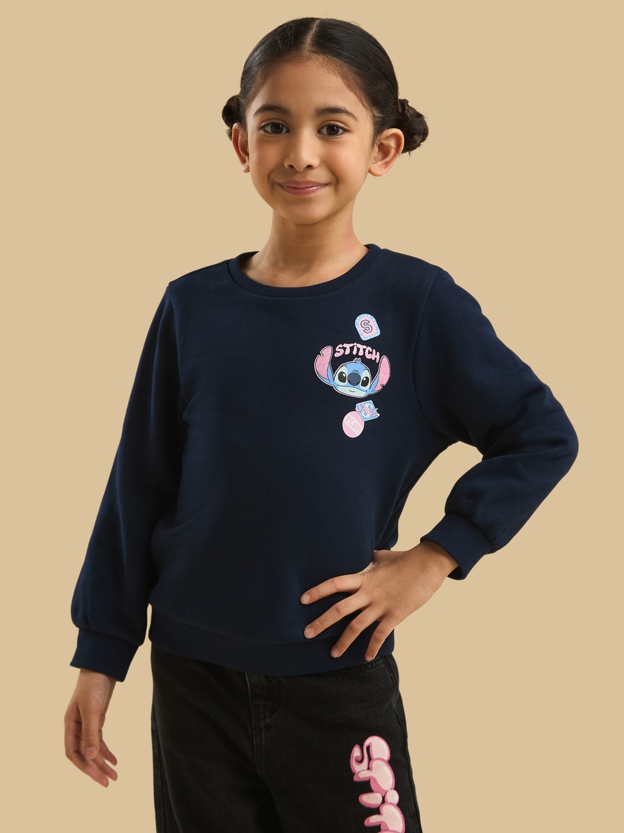 Stitch Print Sweatshirt