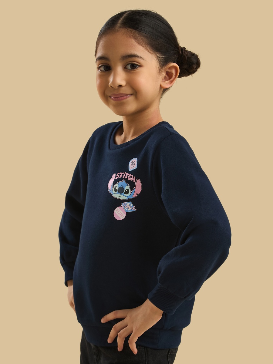 Stitch Print Sweatshirt