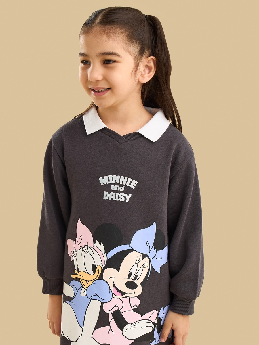 Minnie Mouse and Daisy Duck Print Polo Dress