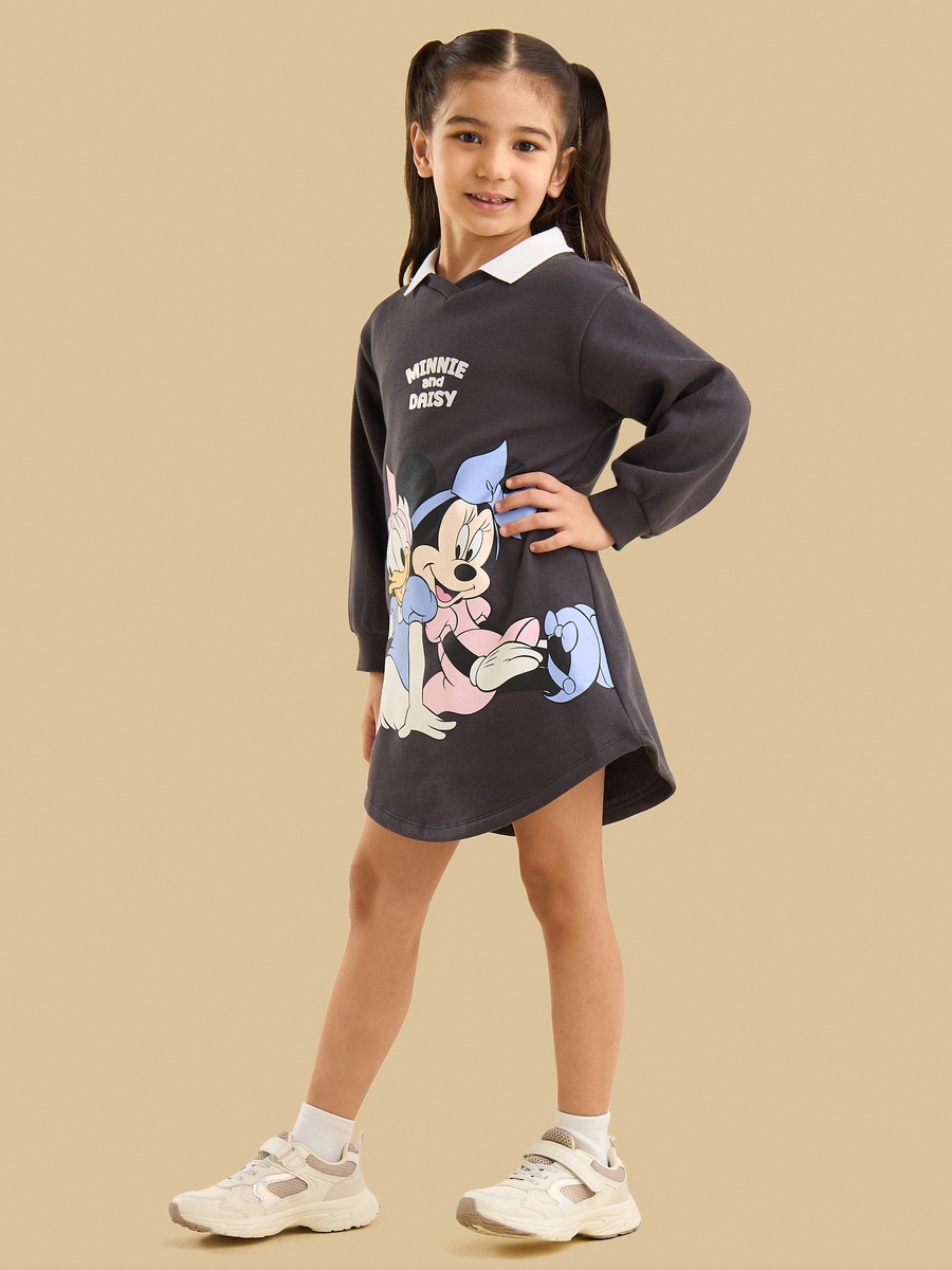 Minnie Mouse and Daisy Duck Print Polo Dress