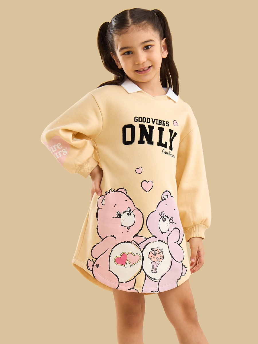 Care Bears Print Polo Sweat Dress