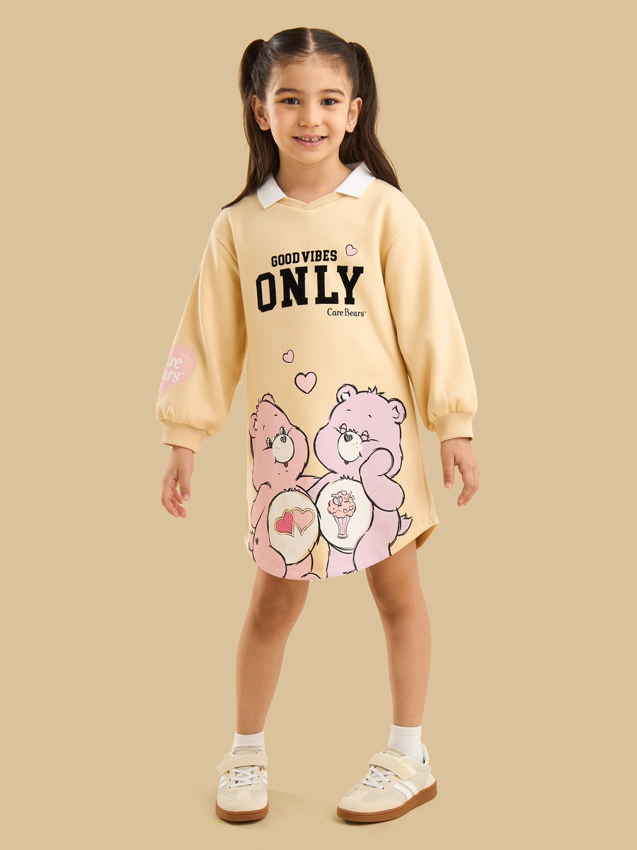 Care Bears Print Polo Sweat Dress