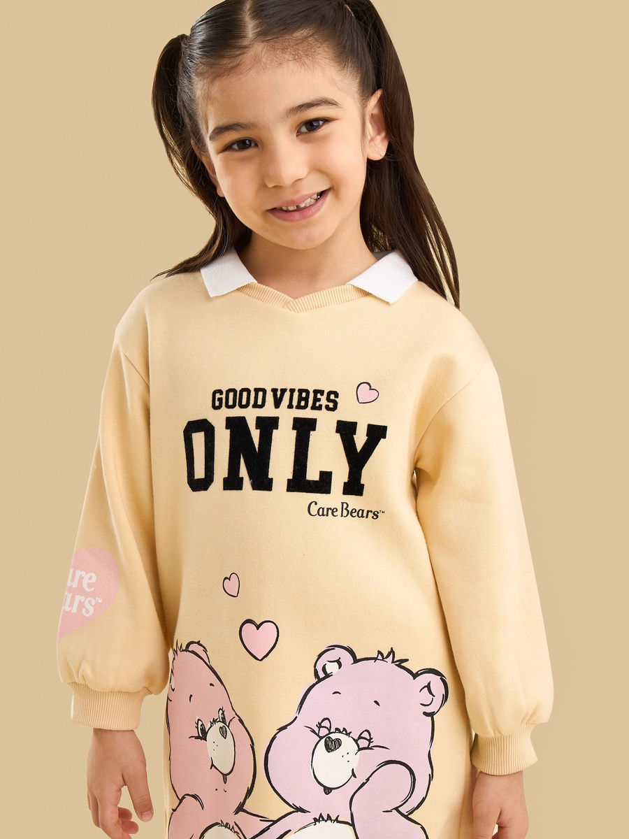 Care Bears Print Polo Sweat Dress