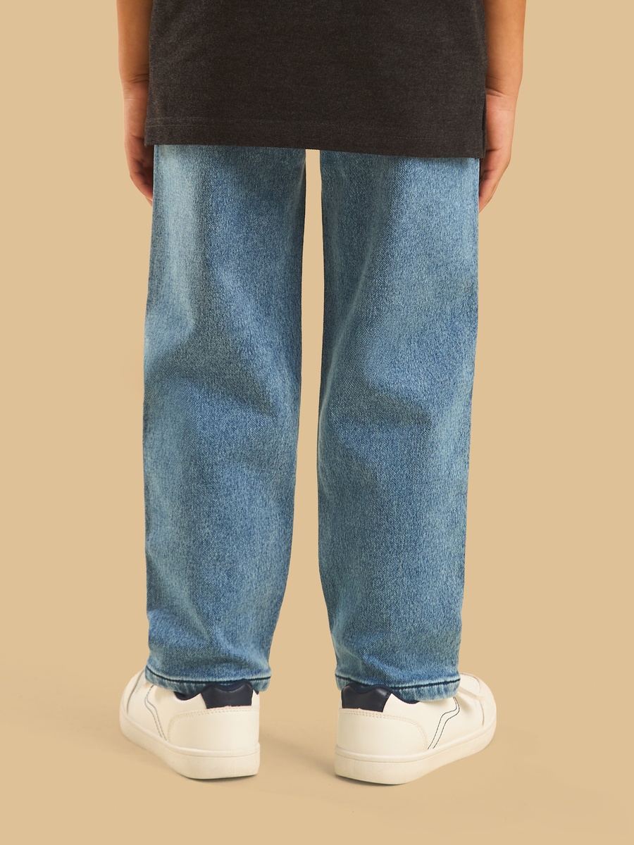 Mid-Rise Balloon Fit Jeans