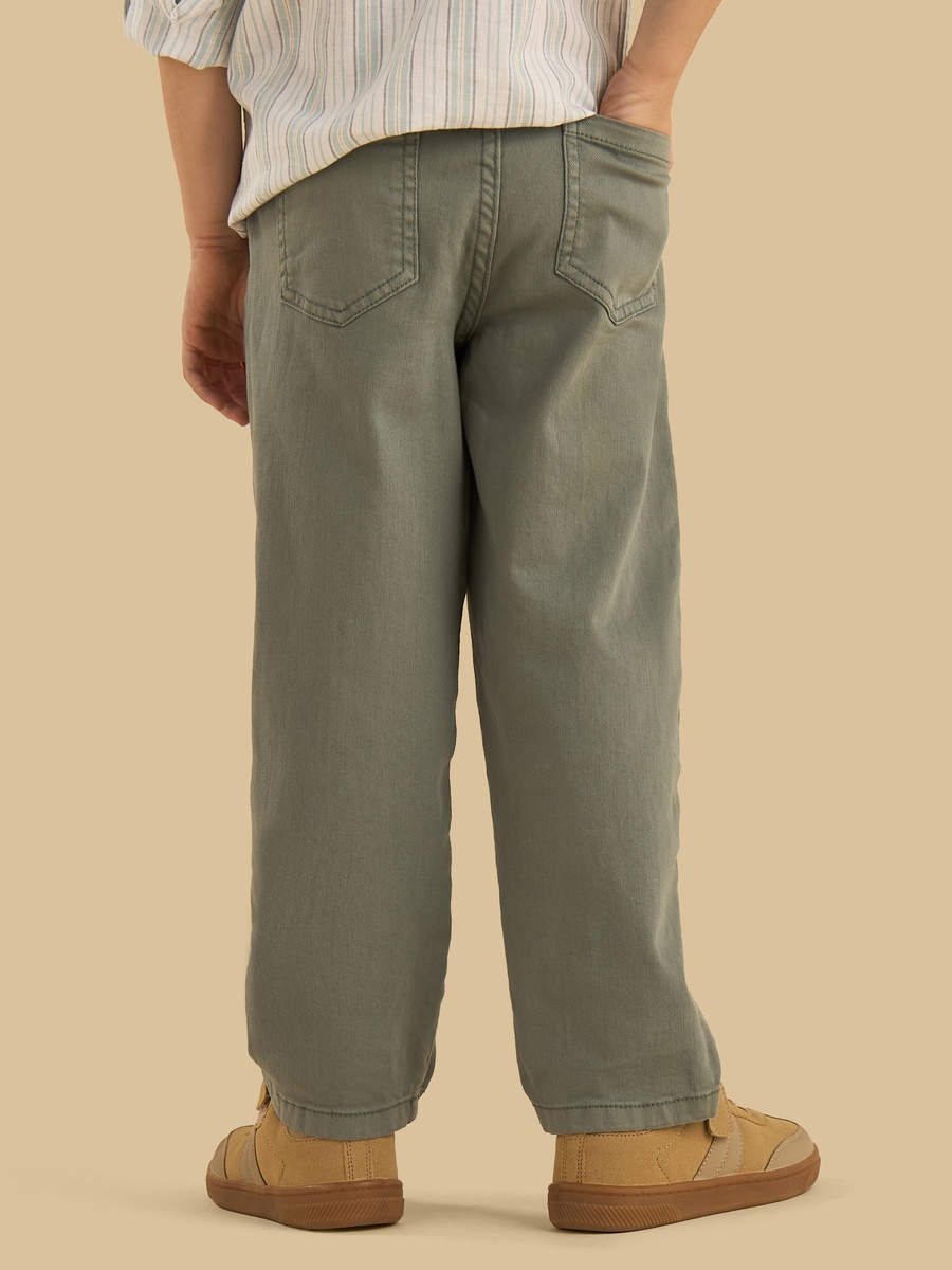 Wide Leg Pull-On Jeans