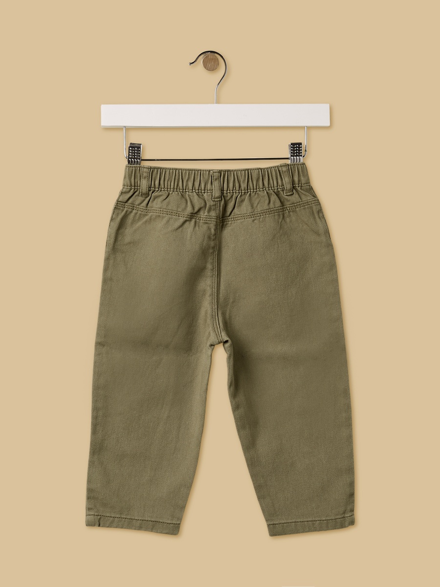 Balloon Fit Cotton Jeans