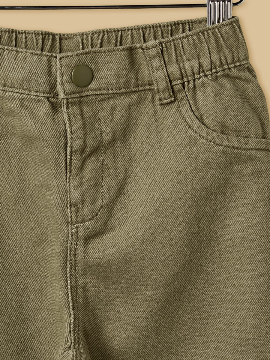 Balloon Fit Cotton Jeans