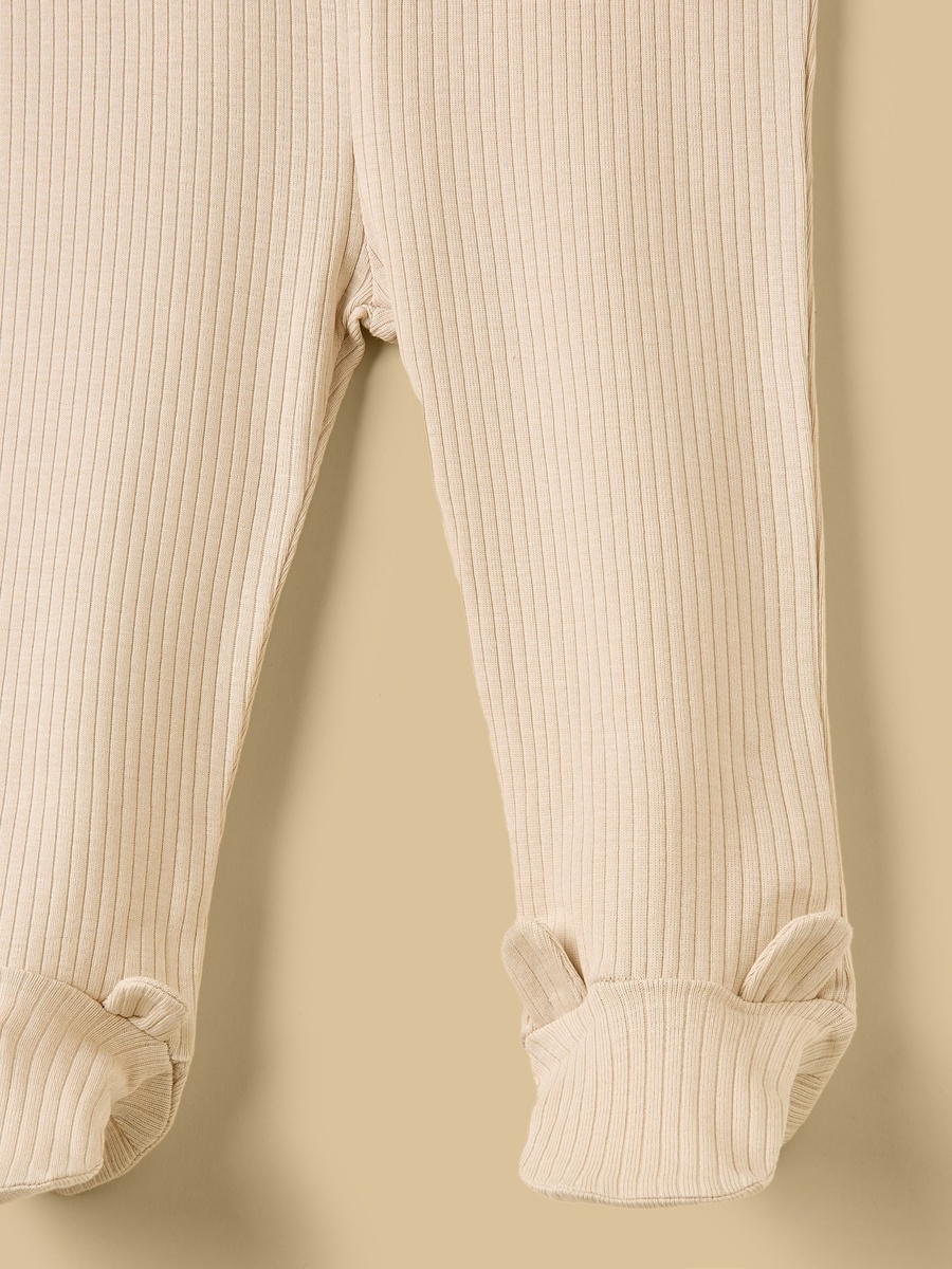 Pack of 2 - Ribbed Pull On Cotton Pants
