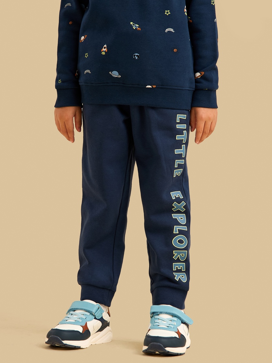 Space Print Sweatshirt and Joggers Set