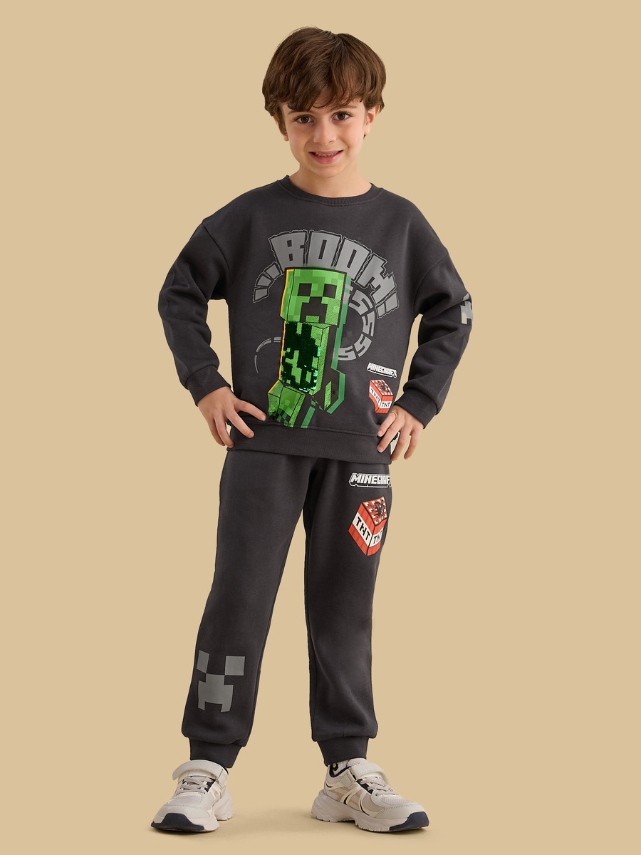 Minecraft Sequinned Sweatshirt and Joggers Set