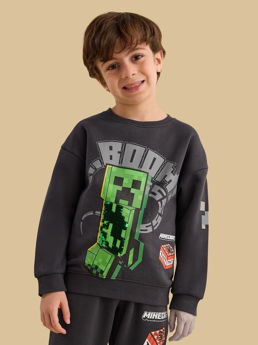 Minecraft Sequinned Sweatshirt and Joggers Set