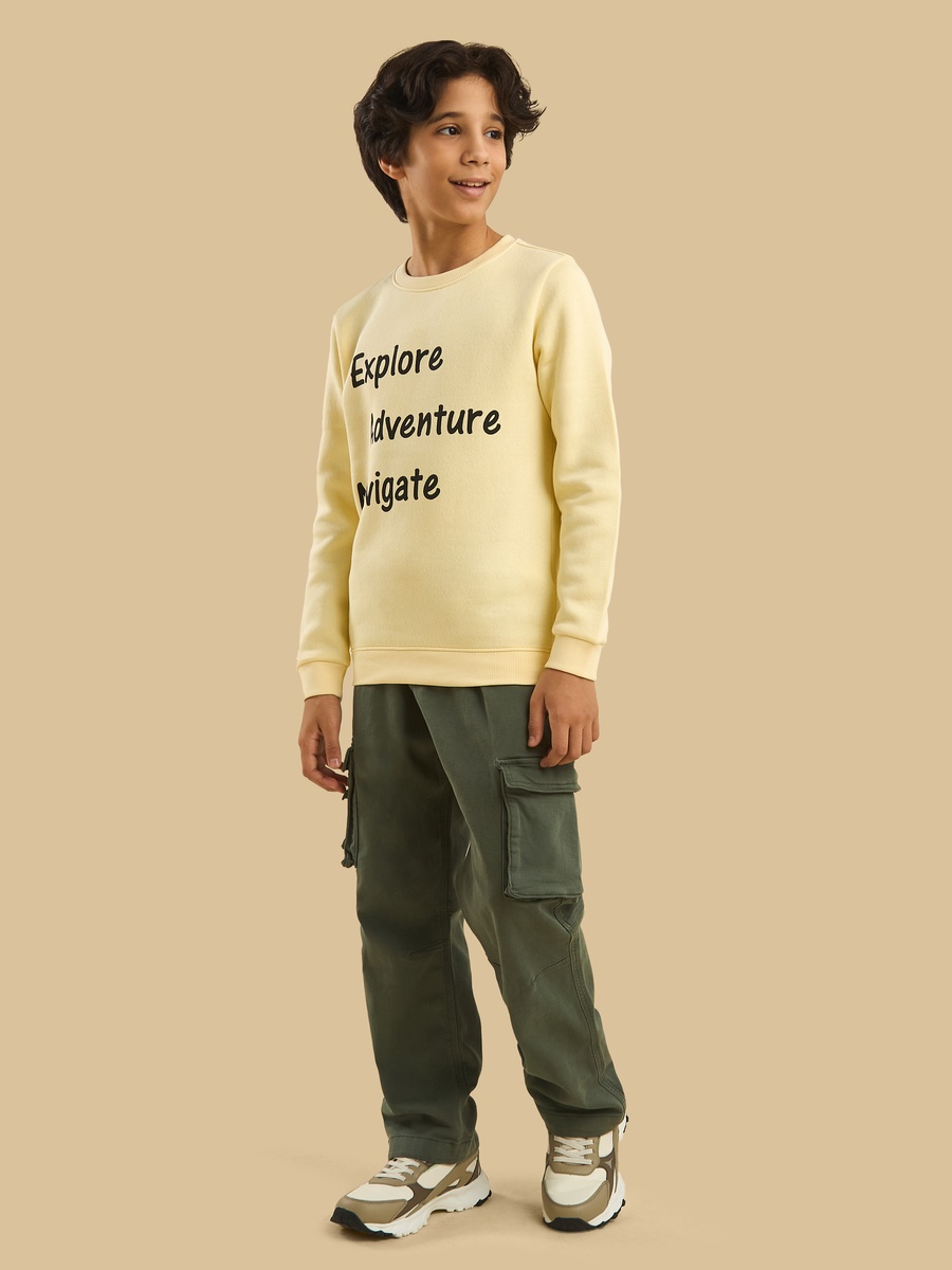 Typographic Print Sweatshirt