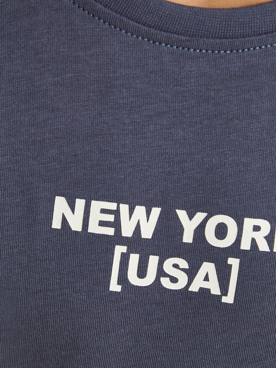 Typographic Print T-Shirt