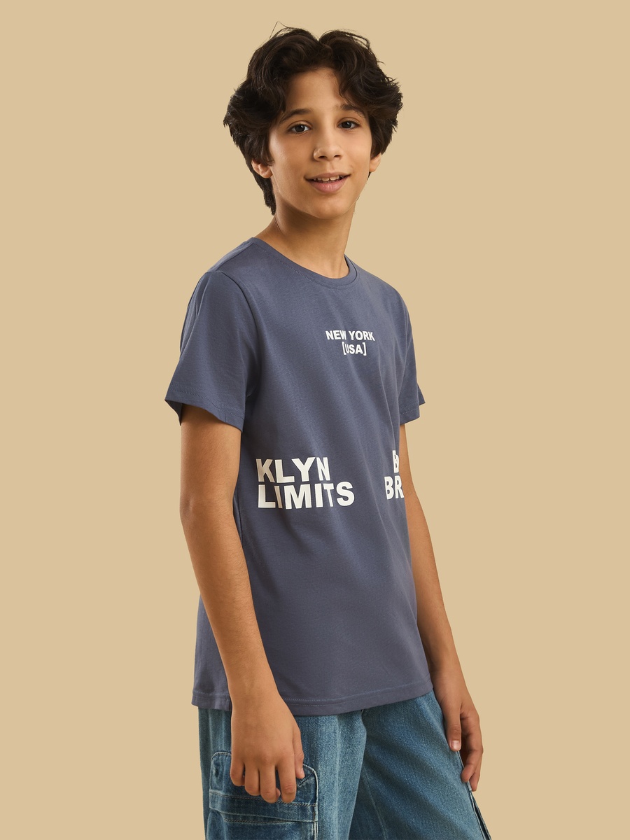 Typographic Print T-Shirt